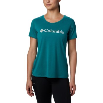 Columbia Lava Lake II, Camiseta Verdes Claro Para Mujer | 371254-QHT